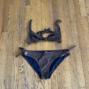 NWT JCrew side tie bikini. Size M/XL